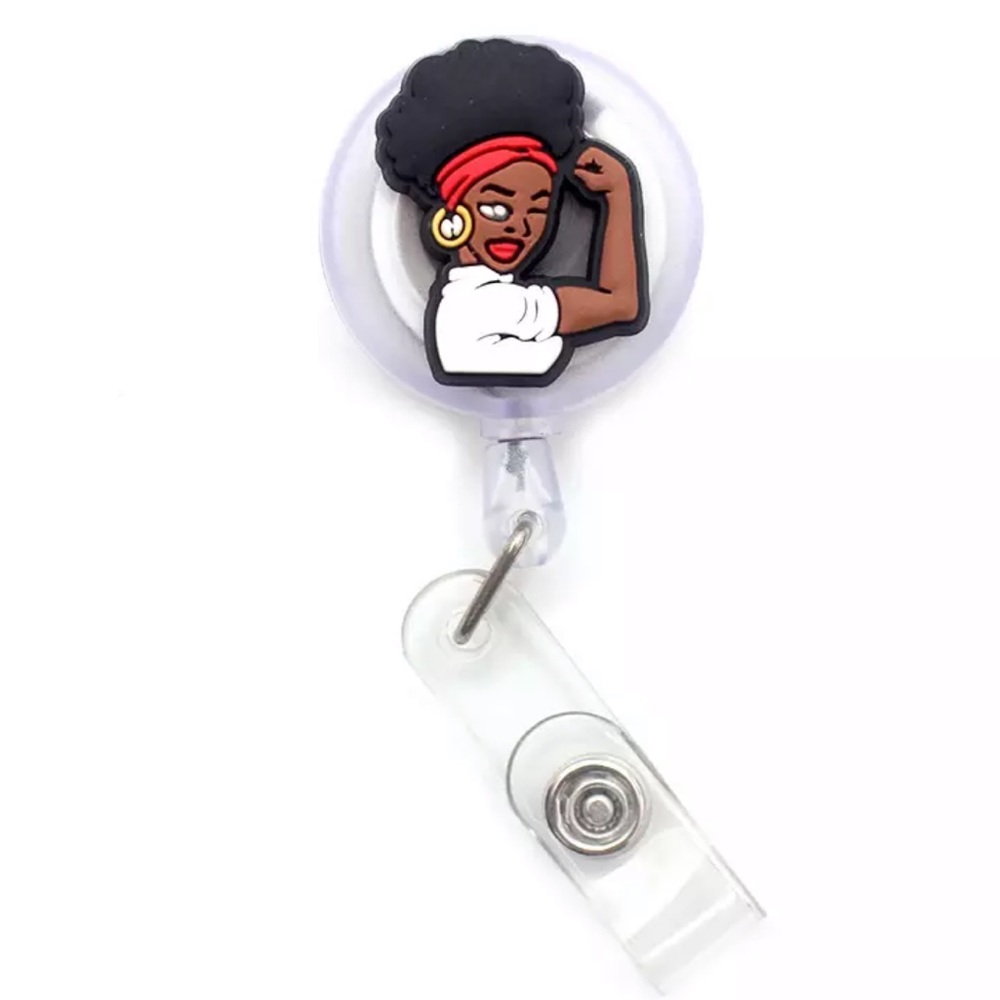 ID Badge Reel ID Holder Nurse Doctor Vet Tech Phleb Dental Dentist CNA Medical